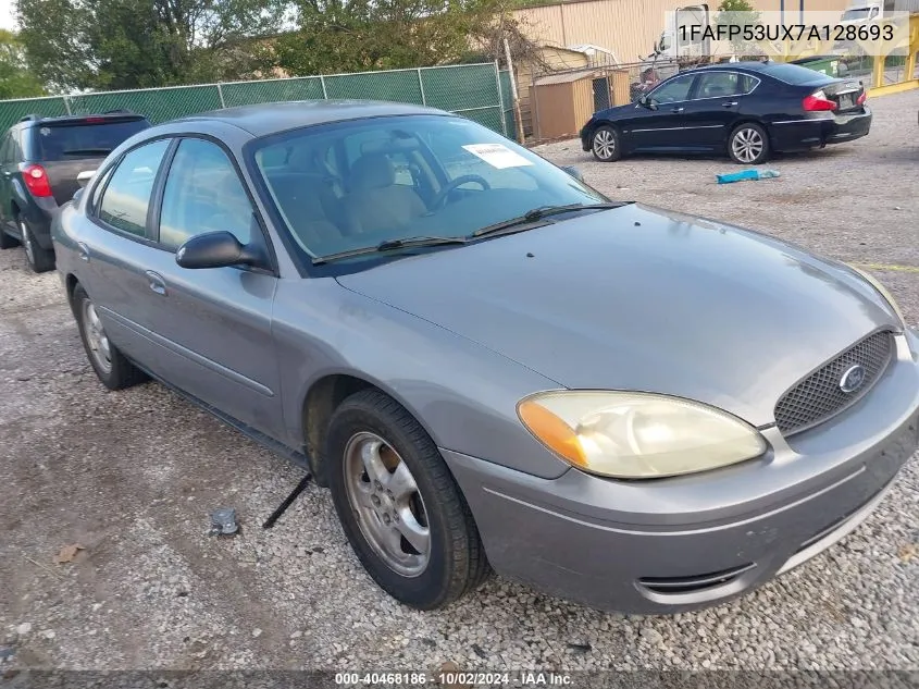 2007 Ford Taurus Se VIN: 1FAFP53UX7A128693 Lot: 40468186