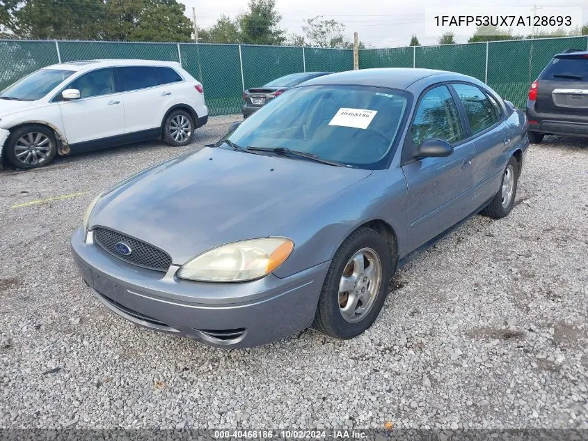 2007 Ford Taurus Se VIN: 1FAFP53UX7A128693 Lot: 40468186