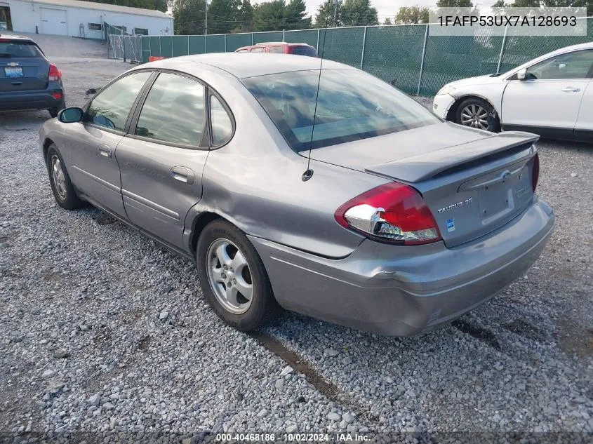 2007 Ford Taurus Se VIN: 1FAFP53UX7A128693 Lot: 40468186