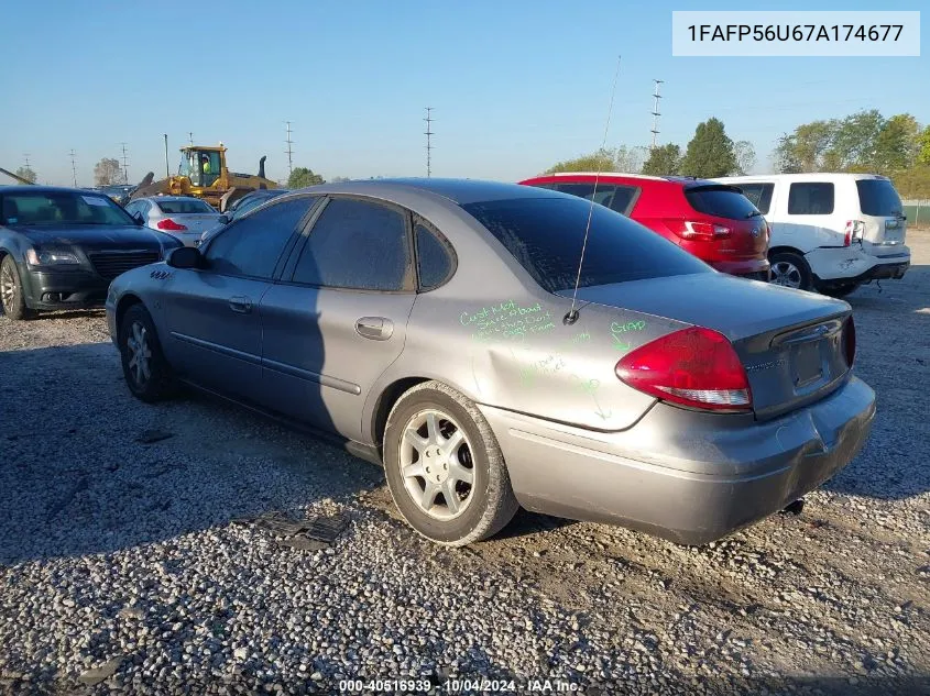 1FAFP56U67A174677 2007 Ford Taurus Sel