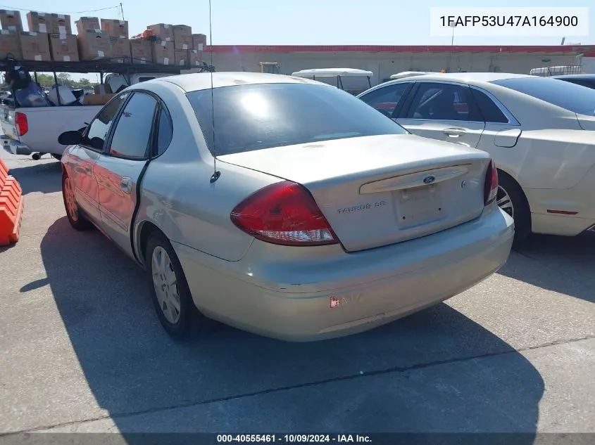 2007 Ford Taurus Se VIN: 1FAFP53U47A164900 Lot: 40555461