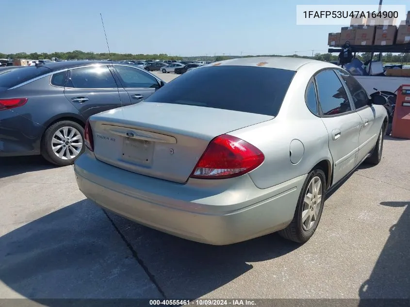 2007 Ford Taurus Se VIN: 1FAFP53U47A164900 Lot: 40555461