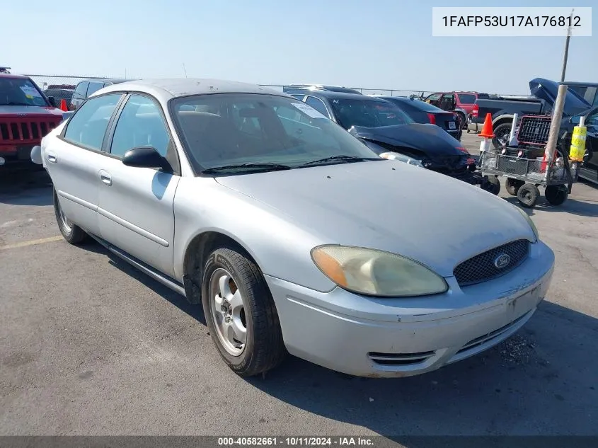 2007 Ford Taurus Se VIN: 1FAFP53U17A176812 Lot: 40582661