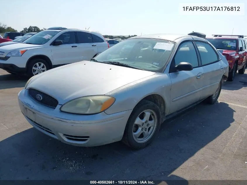 2007 Ford Taurus Se VIN: 1FAFP53U17A176812 Lot: 40582661