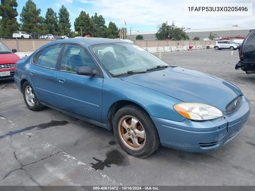 2007 Ford Taurus Se VIN: 1FAFP53U3XG205496 Lot: 40613472