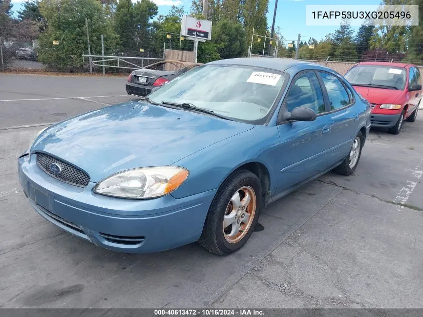 2007 Ford Taurus Se VIN: 1FAFP53U3XG205496 Lot: 40613472