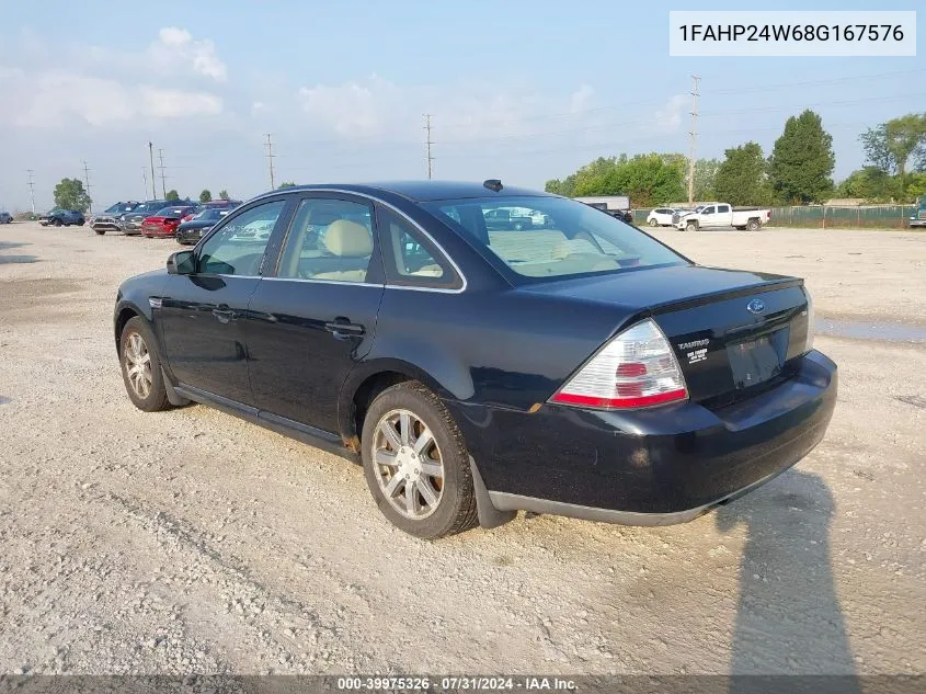 1FAHP24W68G167576 2008 Ford Taurus Sel