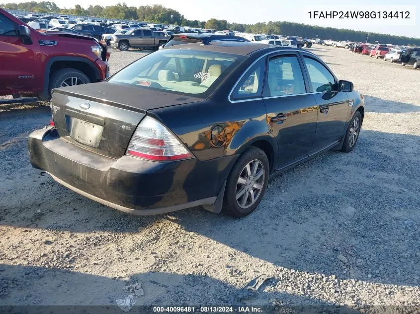 1FAHP24W98G134412 2008 Ford Taurus Sel