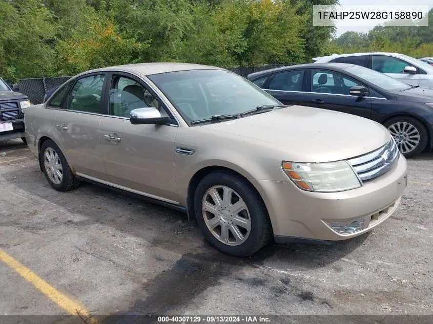 2008 Ford Taurus Limited VIN: 1FAHP25W28G158890 Lot: 40307129