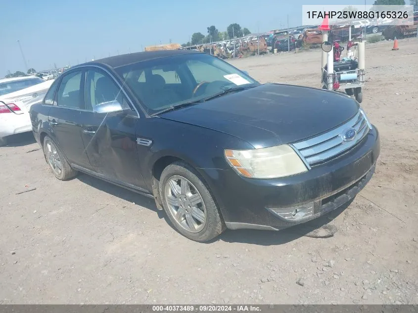 2008 Ford Taurus Limited VIN: 1FAHP25W88G165326 Lot: 40373489