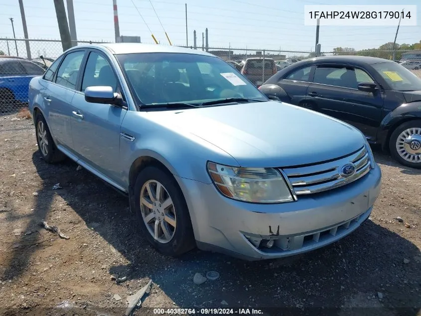 2008 Ford Taurus Sel VIN: 1FAHP24W28G179014 Lot: 40382764