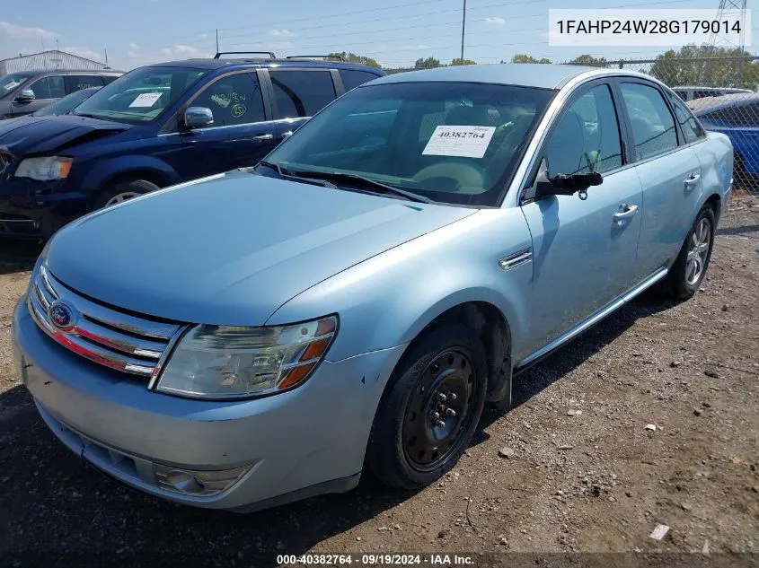 2008 Ford Taurus Sel VIN: 1FAHP24W28G179014 Lot: 40382764