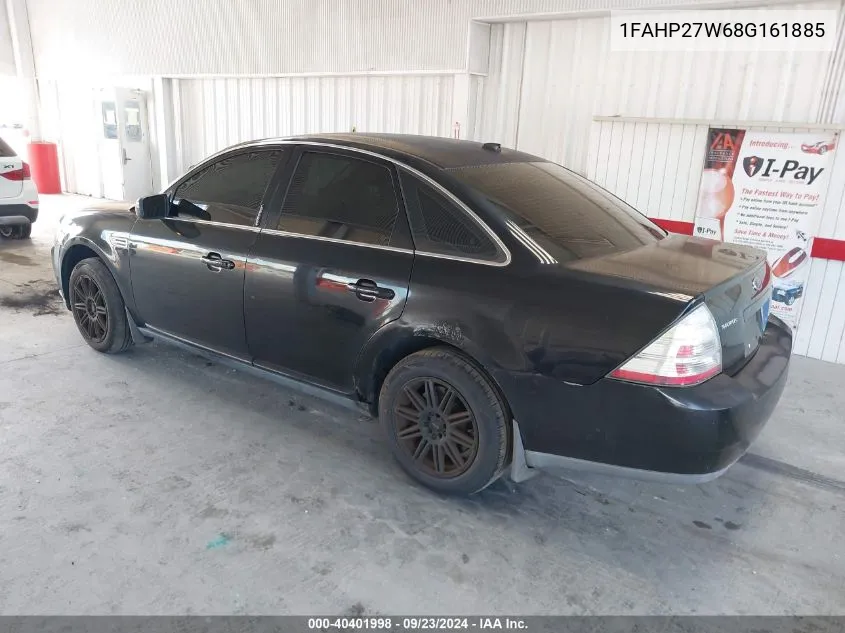 1FAHP27W68G161885 2008 Ford Taurus Sel