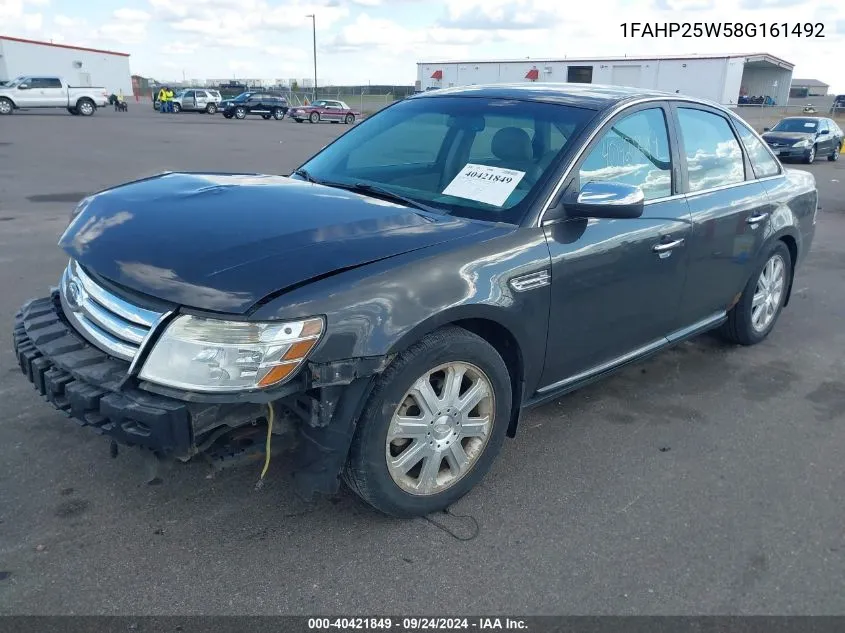 2008 Ford Taurus Limited VIN: 1FAHP25W58G161492 Lot: 40421849