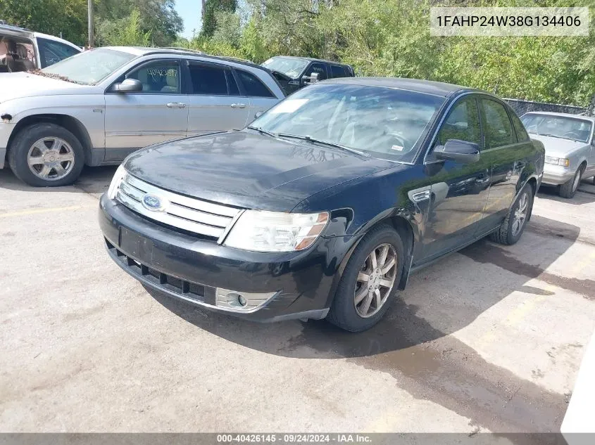 2008 Ford Taurus Sel VIN: 1FAHP24W38G134406 Lot: 40426145