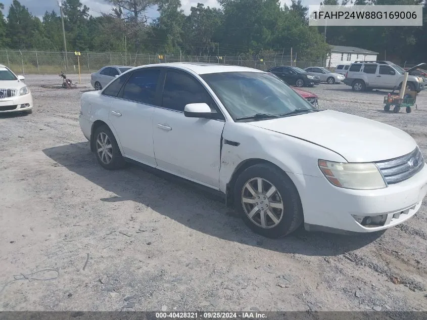 2008 Ford Taurus Sel VIN: 1FAHP24W88G169006 Lot: 40428321