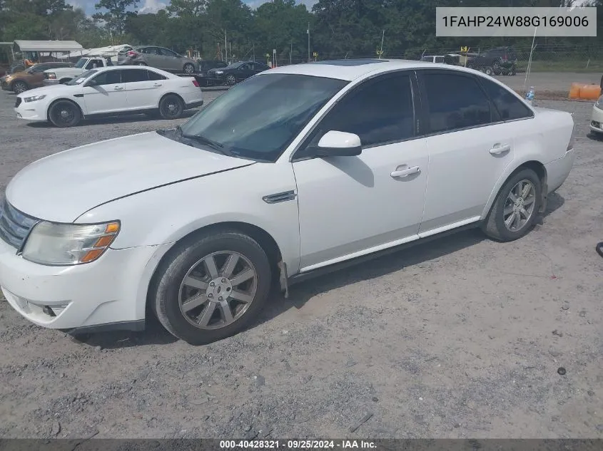 2008 Ford Taurus Sel VIN: 1FAHP24W88G169006 Lot: 40428321