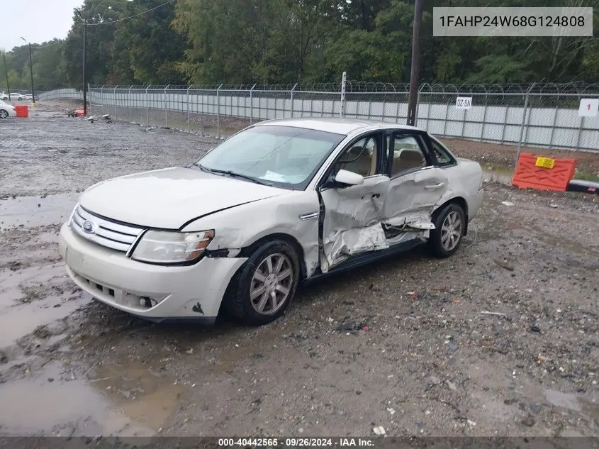 1FAHP24W68G124808 2008 Ford Taurus Sel