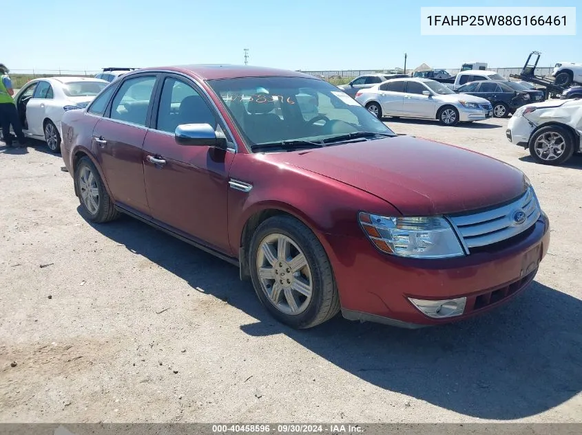 2008 Ford Taurus Limited VIN: 1FAHP25W88G166461 Lot: 40458596