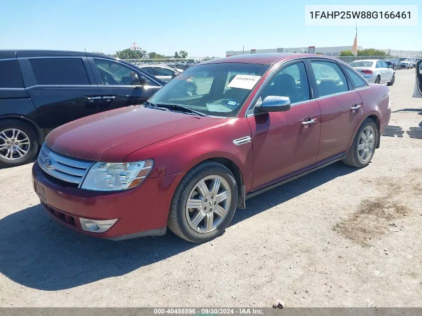 2008 Ford Taurus Limited VIN: 1FAHP25W88G166461 Lot: 40458596