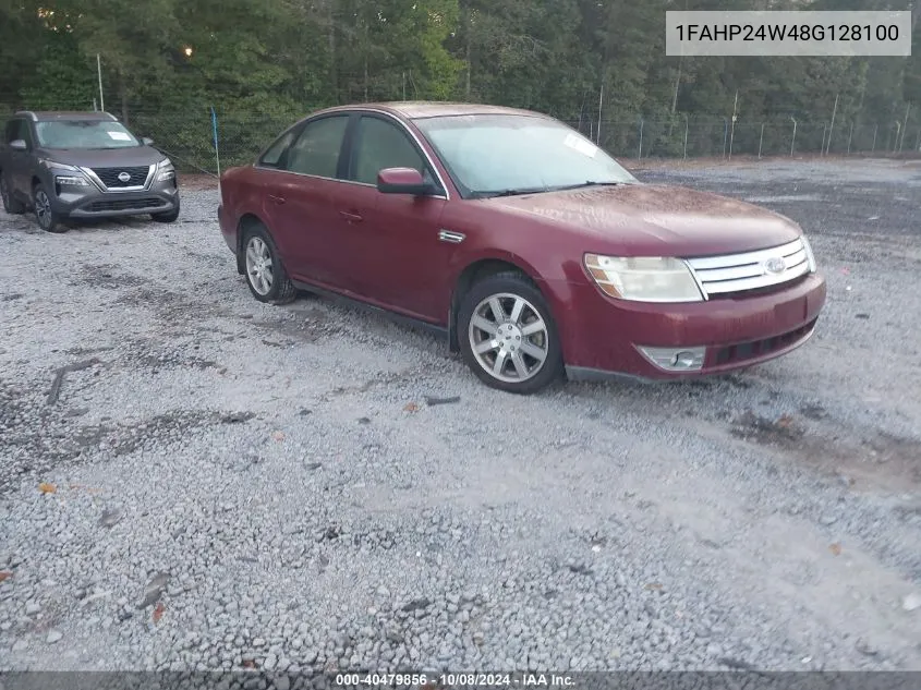 2008 Ford Taurus Sel VIN: 1FAHP24W48G128100 Lot: 40479856