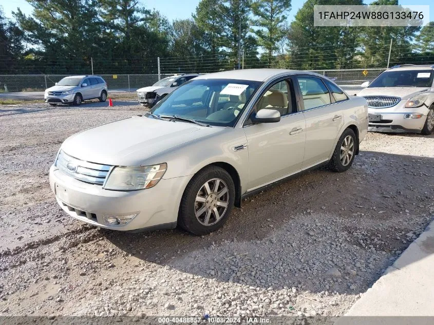 2008 Ford Taurus Sel VIN: 1FAHP24W88G133476 Lot: 40488857