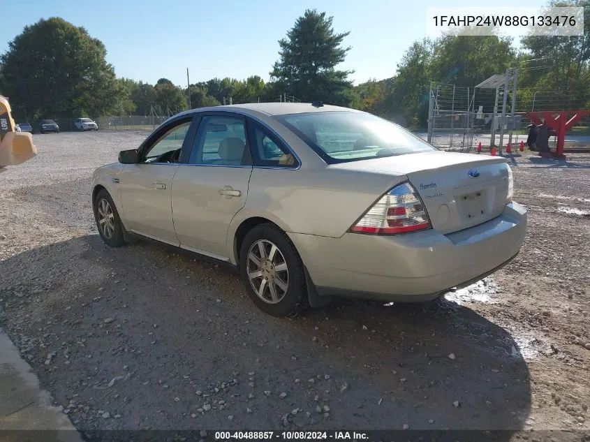 2008 Ford Taurus Sel VIN: 1FAHP24W88G133476 Lot: 40488857