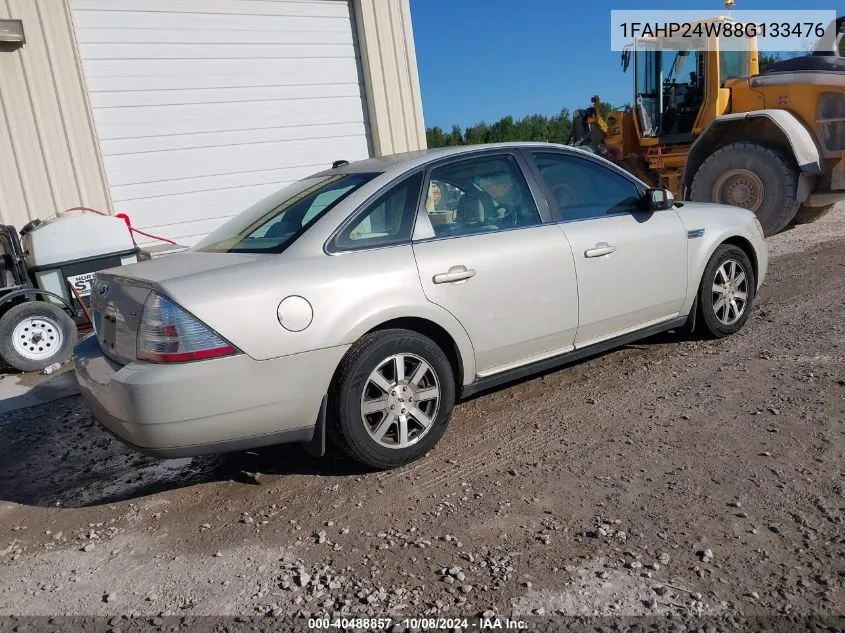 2008 Ford Taurus Sel VIN: 1FAHP24W88G133476 Lot: 40488857