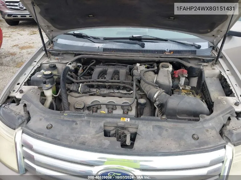 1FAHP24WX8G151431 2008 Ford Taurus Sel