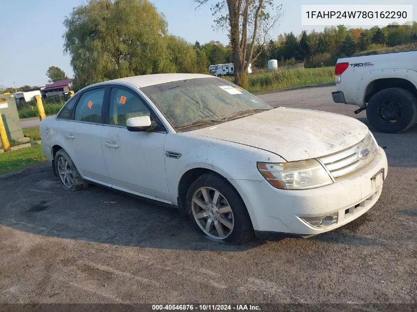 2008 Ford Taurus Sel VIN: 1FAHP24W78G162290 Lot: 40546876