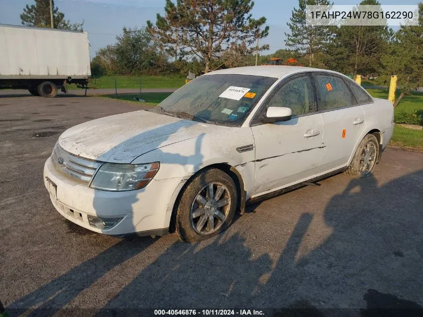 2008 Ford Taurus Sel VIN: 1FAHP24W78G162290 Lot: 40546876