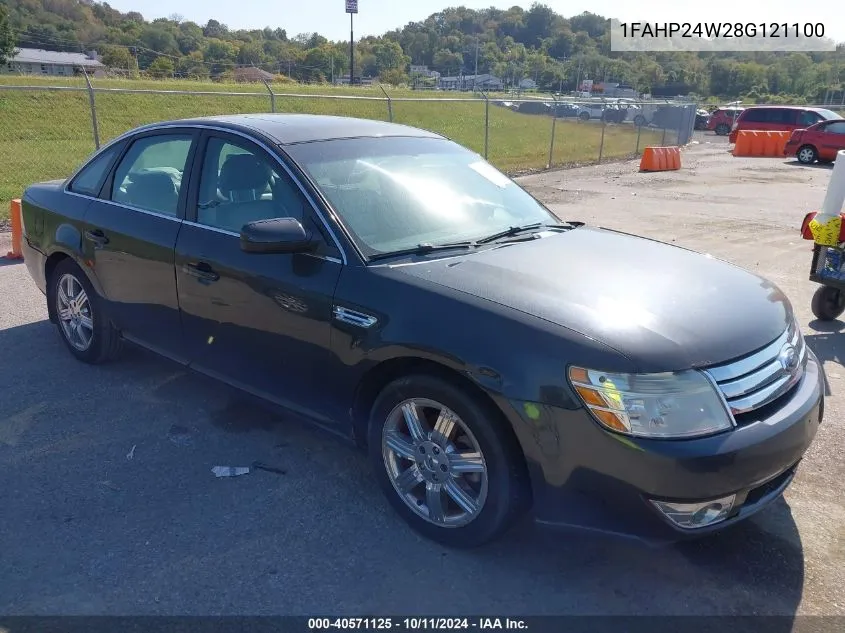 2008 Ford Taurus Sel VIN: 1FAHP24W28G121100 Lot: 40571125