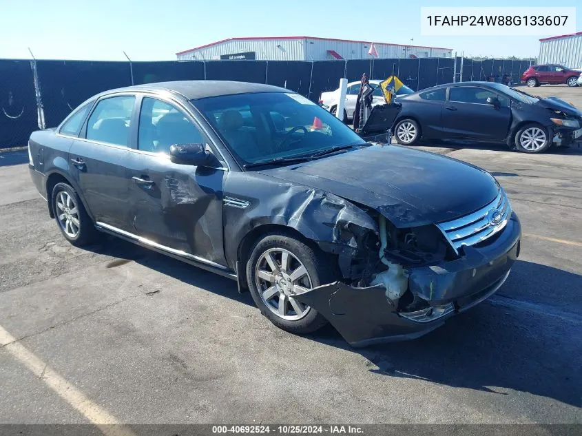 2008 Ford Taurus Sel VIN: 1FAHP24W88G133607 Lot: 40692524