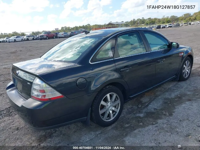 2008 Ford Taurus Sel VIN: 1FAHP24W18G127857 Lot: 40704681