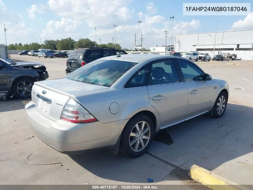 1FAHP24W08G187046 2008 Ford Taurus Sel