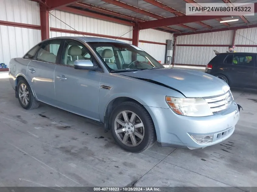 1FAHP24W88G145322 2008 Ford Taurus Sel