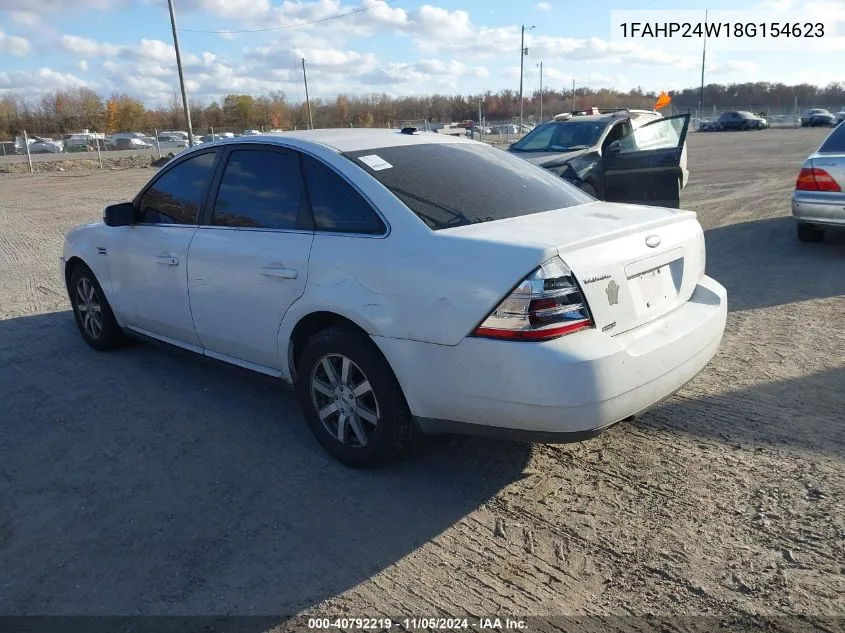 1FAHP24W18G154623 2008 Ford Taurus Sel