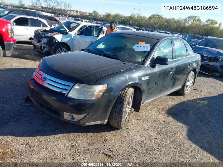 1FAHP24W48G186594 2008 Ford Taurus Sel