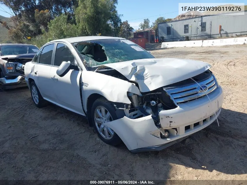 2009 Ford Taurus Se VIN: 1FAHP23W39G119276 Lot: 39076911