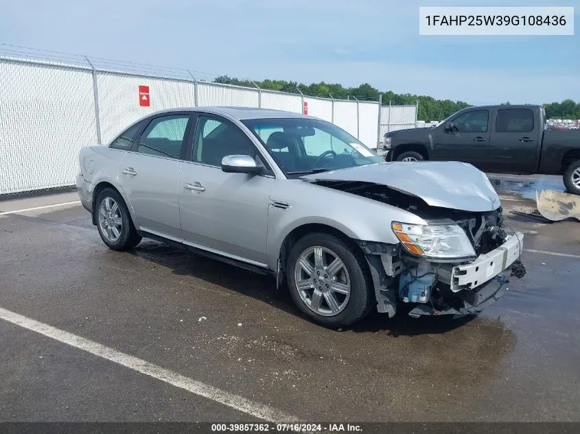 2009 Ford Taurus Limited VIN: 1FAHP25W39G108436 Lot: 39857362