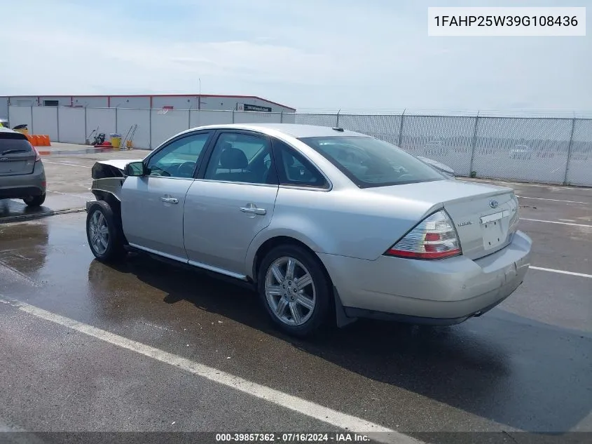 2009 Ford Taurus Limited VIN: 1FAHP25W39G108436 Lot: 39857362