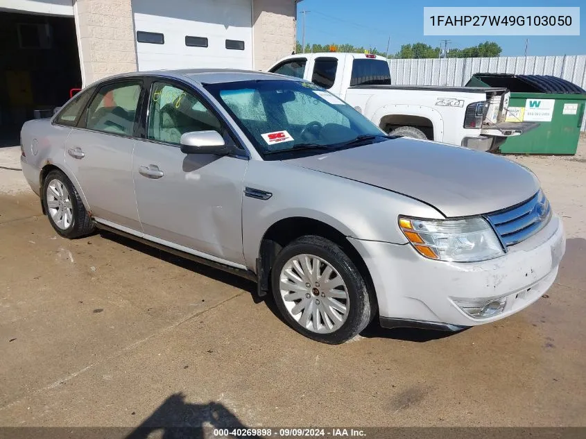 2009 Ford Taurus Sel VIN: 1FAHP27W49G103050 Lot: 40269898