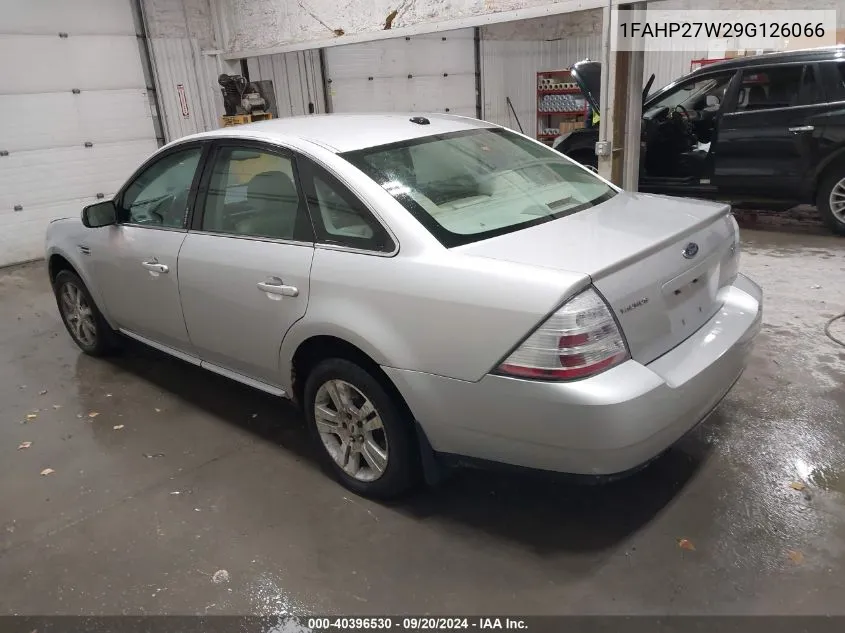 1FAHP27W29G126066 2009 Ford Taurus Sel