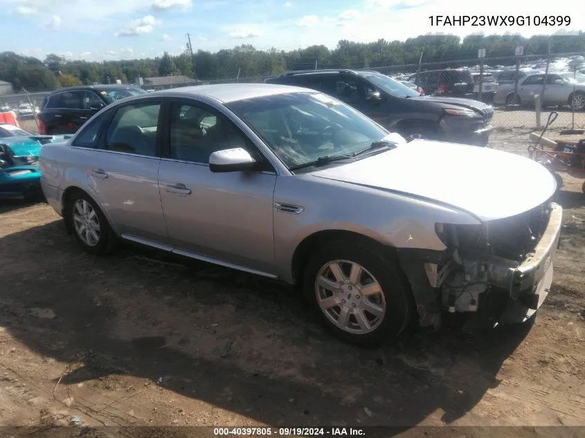 1FAHP23WX9G104399 2009 Ford Taurus Se