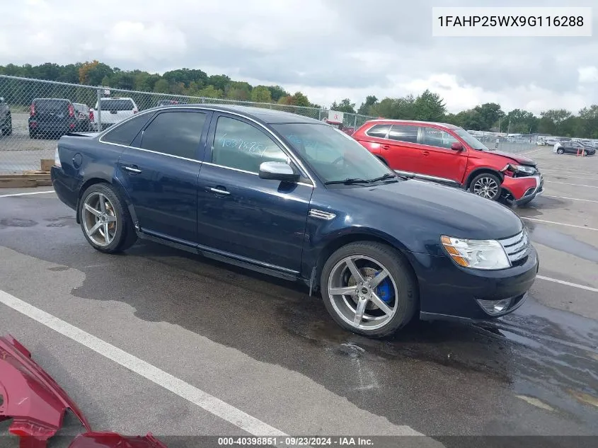 2009 Ford Taurus Limited VIN: 1FAHP25WX9G116288 Lot: 40398851