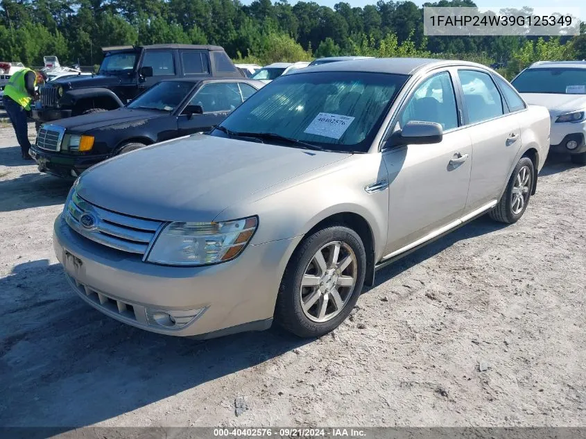 2009 Ford Taurus Sel VIN: 1FAHP24W39G125349 Lot: 40402576