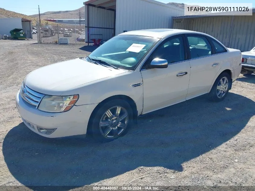 1FAHP28W59G111026 2009 Ford Taurus Limited