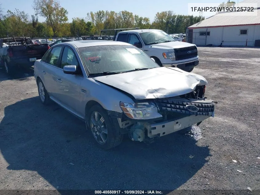 2009 Ford Taurus Limited VIN: 1FAHP25W19G125722 Lot: 40550917