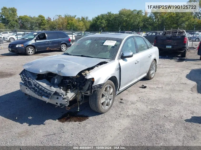 2009 Ford Taurus Limited VIN: 1FAHP25W19G125722 Lot: 40550917