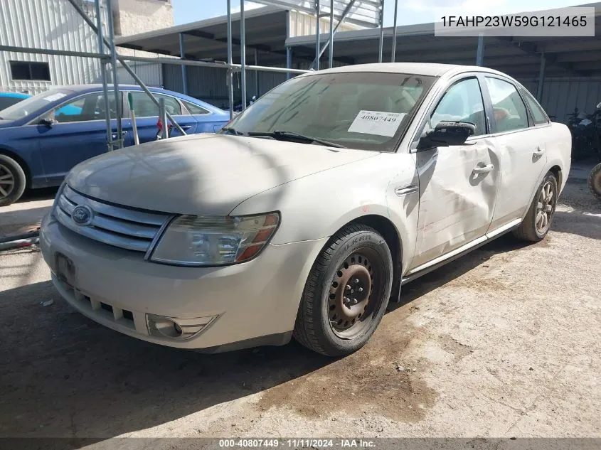 2009 Ford Taurus Se VIN: 1FAHP23W59G121465 Lot: 40807449